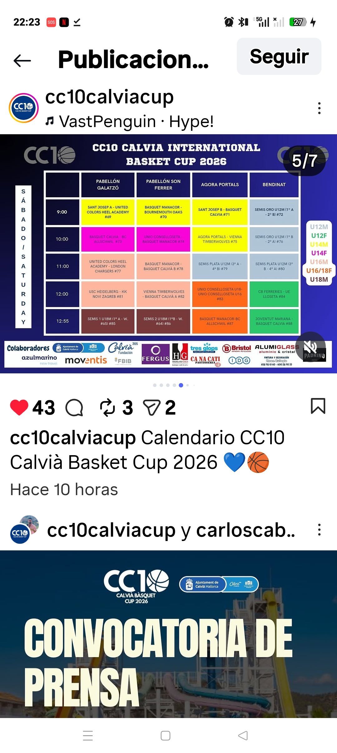 Perro Blanco perdido en carretera d\'Andratx, Portals Nous, Bendinat